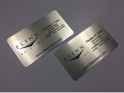 Thick Metal Cards (Digital Printing - Lasered)