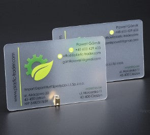 Transperant Pvc Card