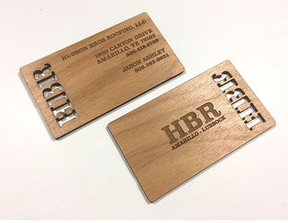 Plain Wood Card