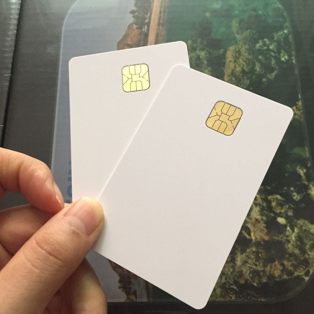 Epson Smart Contact Card / IC Chip Card  ISO PVC IC With SLE4442Chip Blank Smart Card Contact IC Card