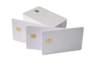 High Quality White Printable Plastic Contact Smart IC Chip Blank Card for Photo Copy ID Card