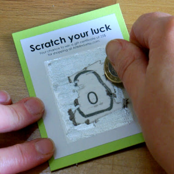 Scratch Off Card
