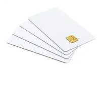 High Quality White Printable Plastic Contact Smart IC Chip Blank Card for Photo Copy ID Card