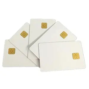 High Quality White Printable Plastic Contact Smart IC Chip Blank Card for Photo Copy ID Card