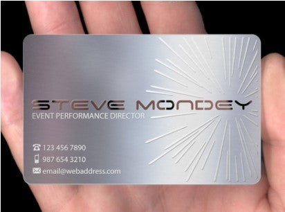 VVIP Metal Business Cards price in pakistan - Metal Card in Blank or with Customized - CardClick