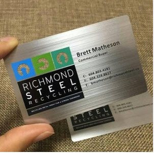 VVIP Metal Business Cards price in pakistan - Metal Card in Blank or with Customized - CardClick