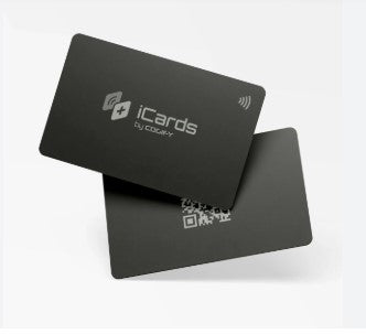 NFC Custom Metal Business Card Ntag-215/216 (Gold / Silver / Black) Cardclick Pakistan