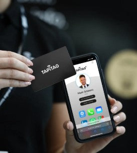 NFC Business Card - NFC Vcard -NFC IntroCard Ntag 215 High Efficiency android and iphones. Cardclick